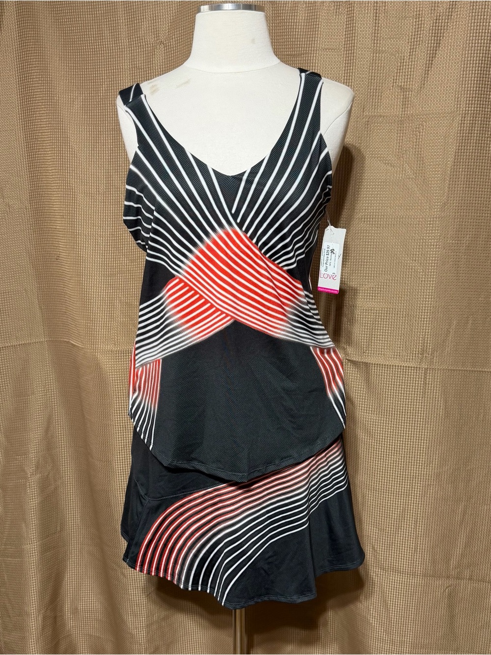 Lucky in Love Women's Vaportex Tank Top/Skort Set